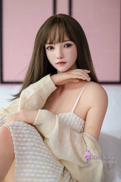 Shedoll 158cm C cup Full Silicone Sex Doll - Rose