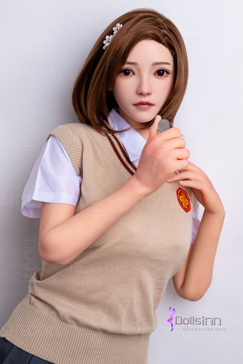 Shedoll 163cm D cup Full Silicone Sex Doll - Rose